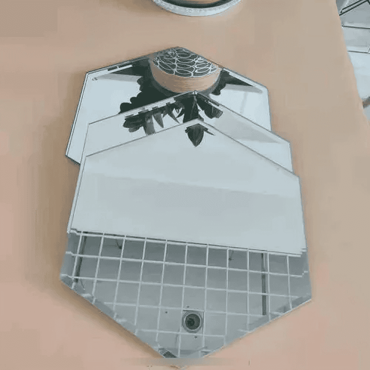 Espejo de Pared Adhesivo 12 Unidades