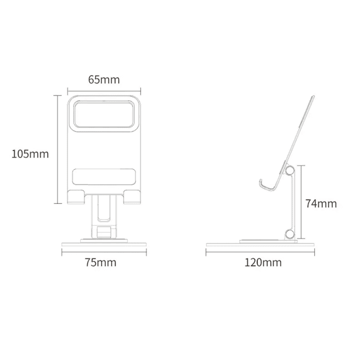 Soporte giratorio para celular y tablet 360°