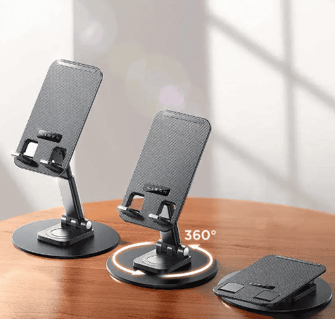 Soporte giratorio para celular y tablet 360°