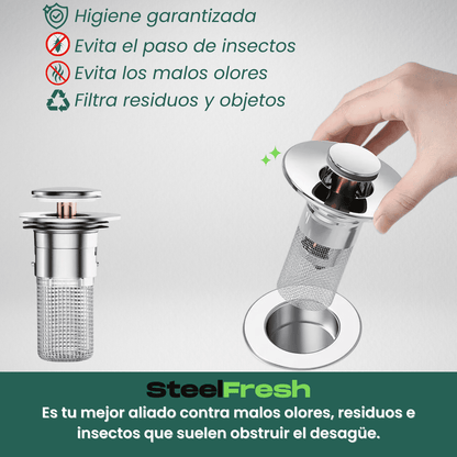 SteelFresh™ - Filtro Universal de Drenaje