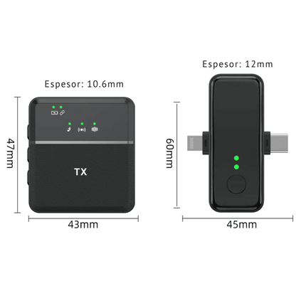 Microfono  Solapa Tipo C/lightning Sx31