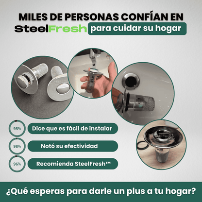 SteelFresh™ - Filtro Universal de Drenaje