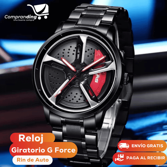 RELOJ GIRATORIO G FORCE RIN DE AUTO