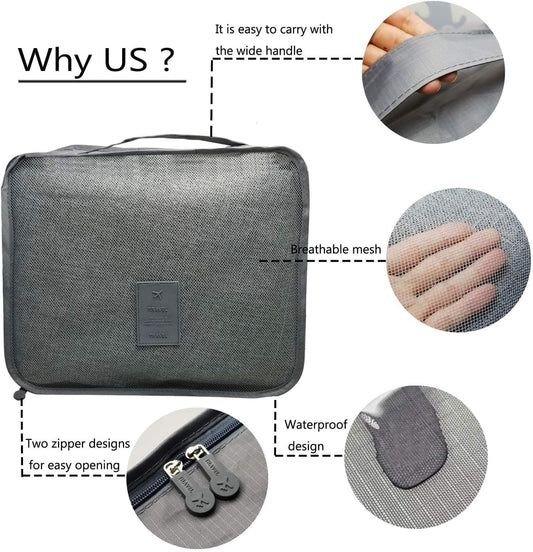 Set Organizador de viaje y hogar de 6 piezas