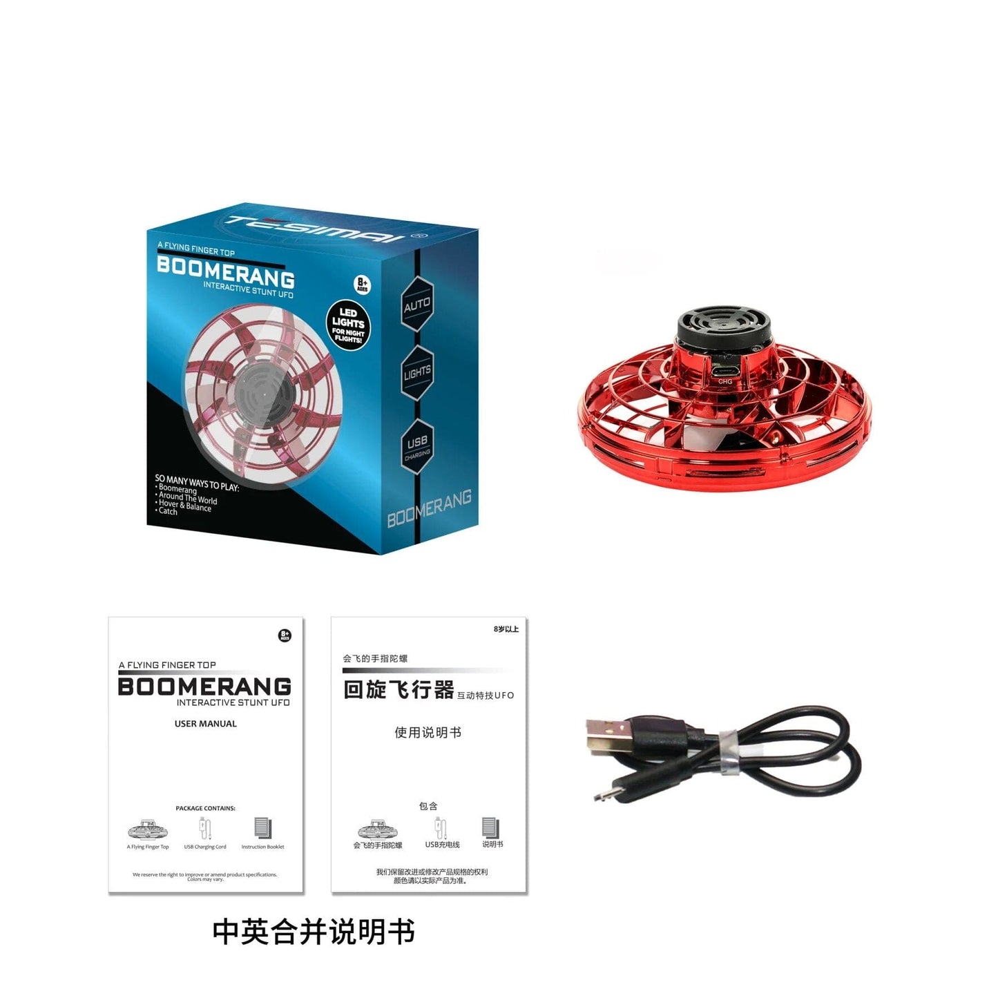 Turbodrone: Spinner LED Volador
