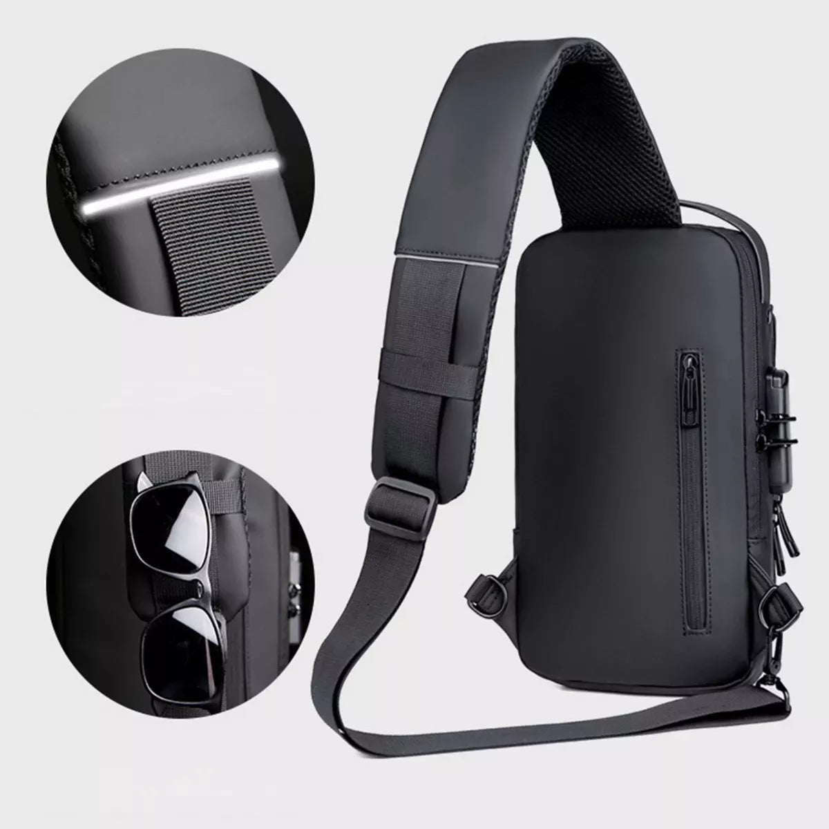 TrekShield: Bolso Antirrobo Multiusos