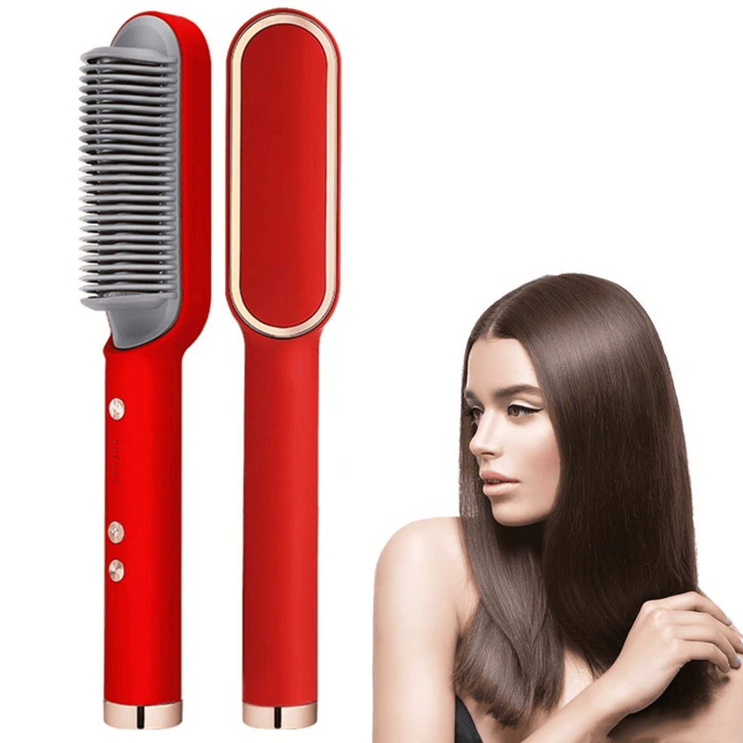 Hair Pro: Cepillo Alisador 2 en 1