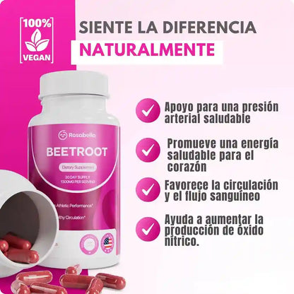 Rosabella - Cápsulas de remolacha orgánica