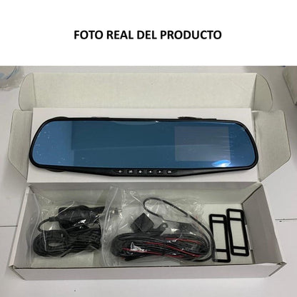 Espejo Retrovisor Doble Camara Dvr Hd