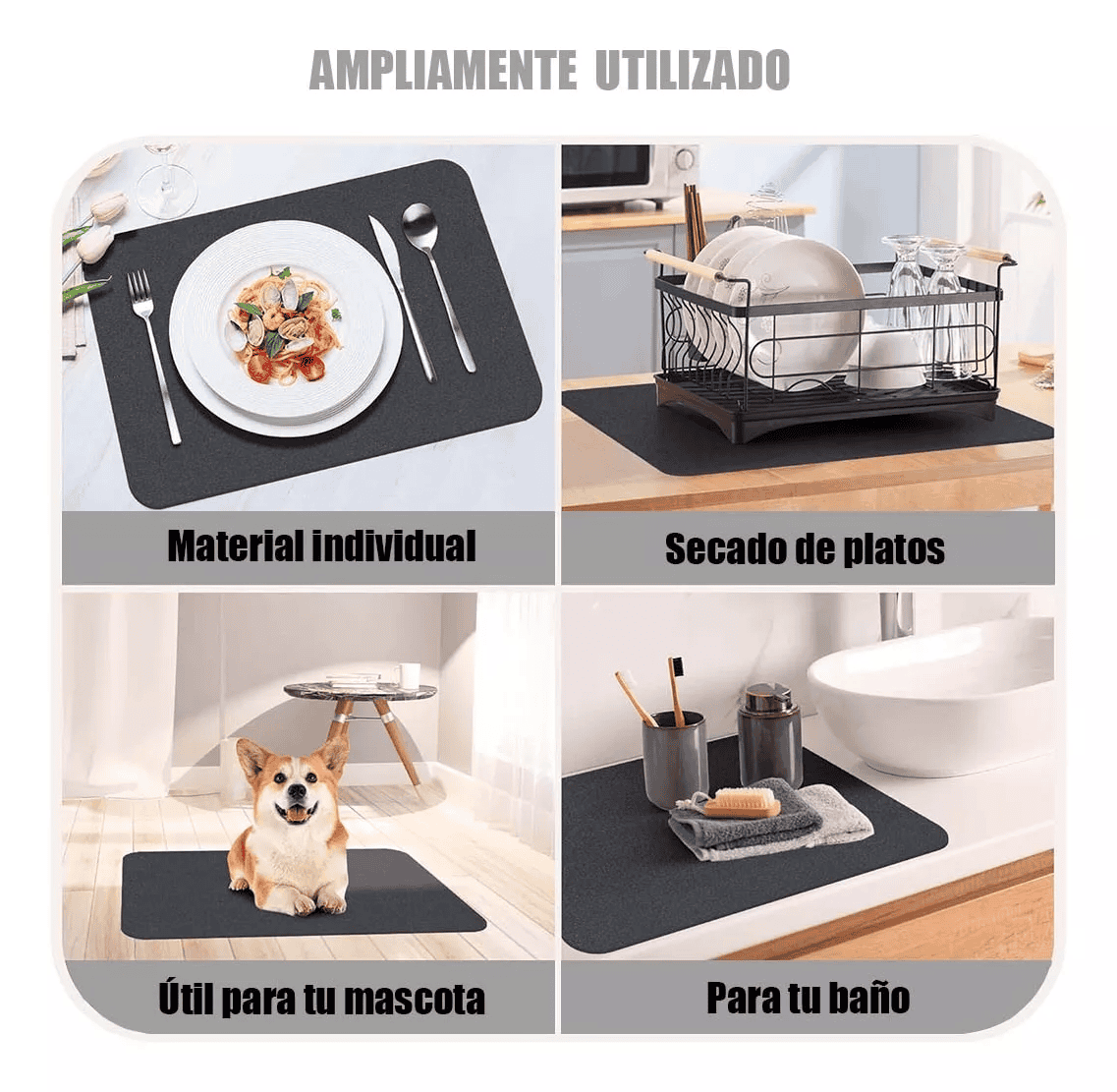 Tapete Absorbente Cocina Humedad magico