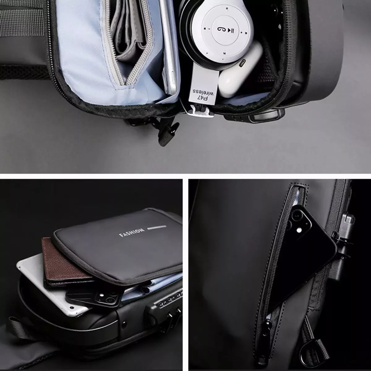 TrekShield: Bolso Antirrobo Multiusos