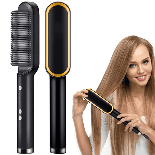 Hair Pro: Cepillo Alisador 2 en 1